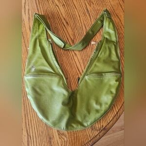 Green Leather Sashbag